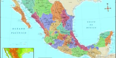 Քարտեզ Մեքսիկայի зип կոդը 