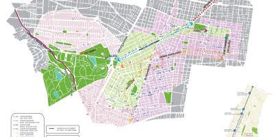 Քարտեզ Մեխիկոյում հեծանիվ